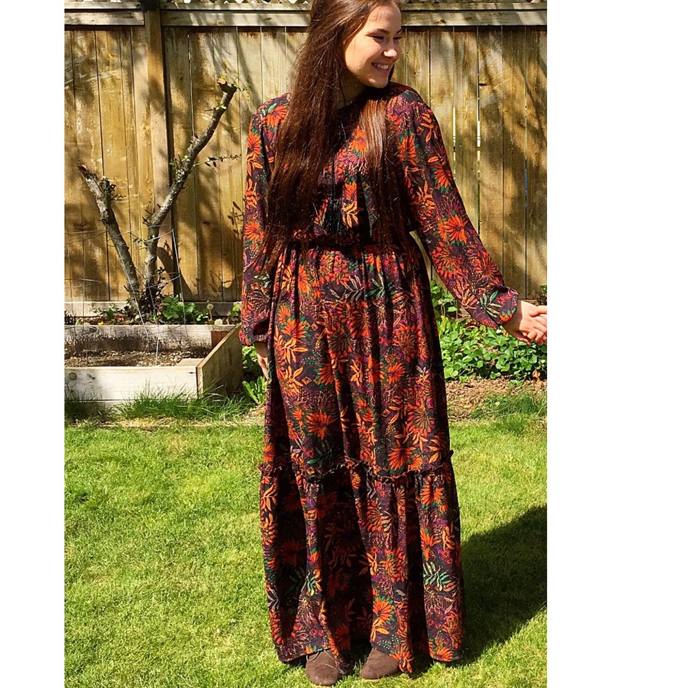 Boho Floral Maxi dress